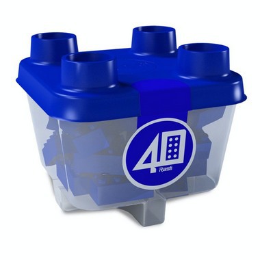 Blocos de Montar: Rasti 40 Azul (4 anos+) | Shopee Brasil