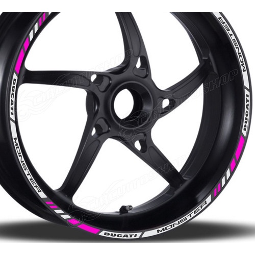 Friso Adesivo Refletivo M9 Roda Moto Ducati Monster