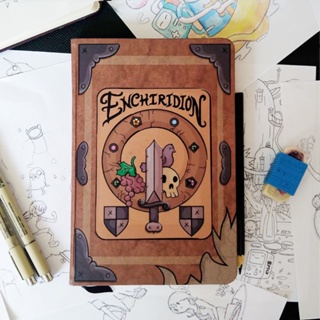 Caderno SKETCHBOOK  ou anotações  21x14cm Enchiridion Adventure time em Oferta na Shopee