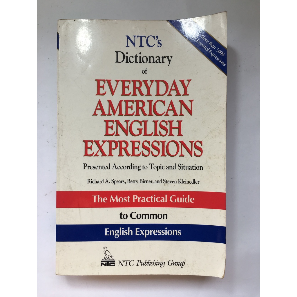 Livro Ntcs Dictionary Of Everday American English Expressions I248