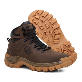 Bota Cat Exclusiva Masculina de Couro Arizona Caterpillar Promoção