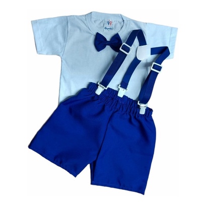 Conjunto Roupa Social Infantil Bebê Menino Festa Casamento