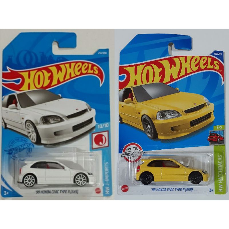 Carrinho Hot Wheels Honda Civic Typer R '99 Hatchbacks 2022 em Promoção na  Americanas