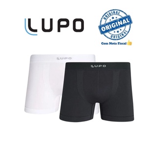 Kit 4 Cuecas Box Sem Costura Boxer Lupo Microfibra Original