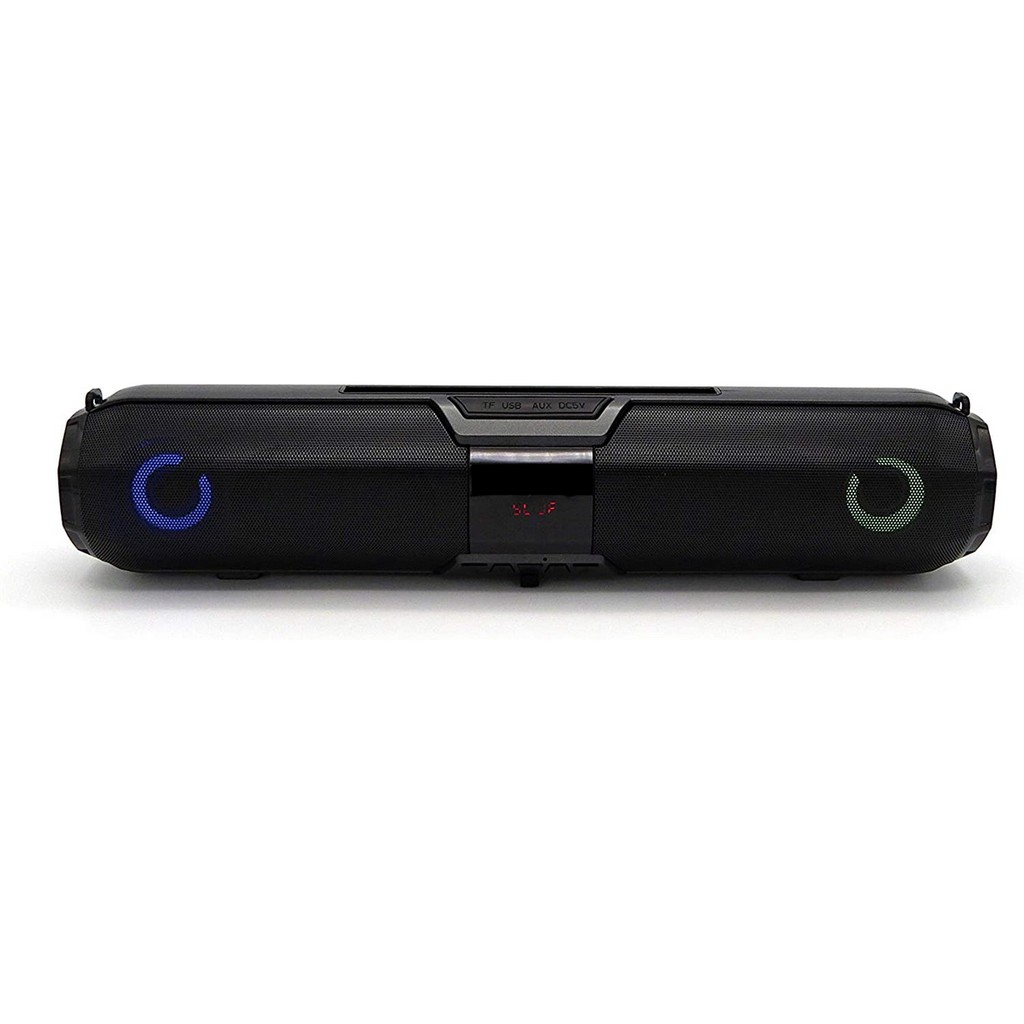 Mini Soundbar 20w Bluetooth bateria recarregável aceita pen drive micro sd aux otima qualidade de som