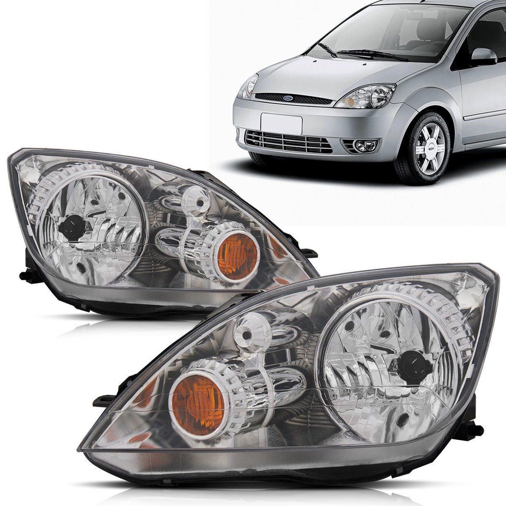 Par Farol Fiesta 2003 2004 2005 2006 2007 Cromado em Oferta na Shopee