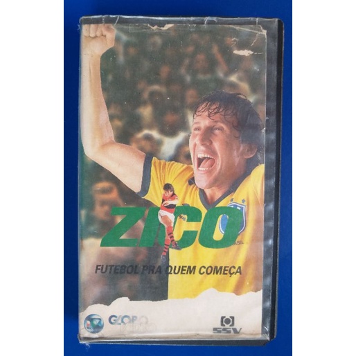 VHS Zico Futebol Pra Quem Começa Globo Vídeo