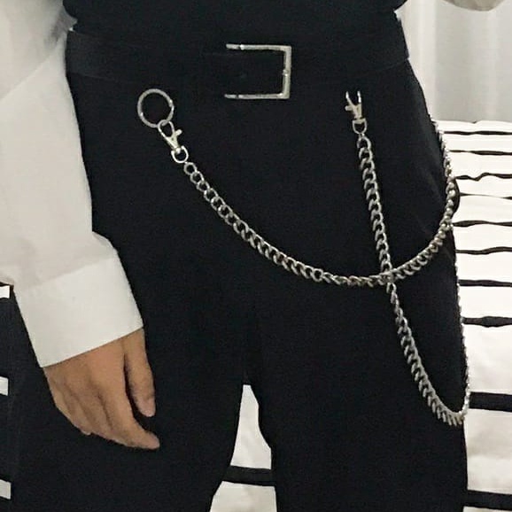 Corrente Simples para Calça e saia Acessório E-girl Grunge Rock punk aesthetic gótico kpop