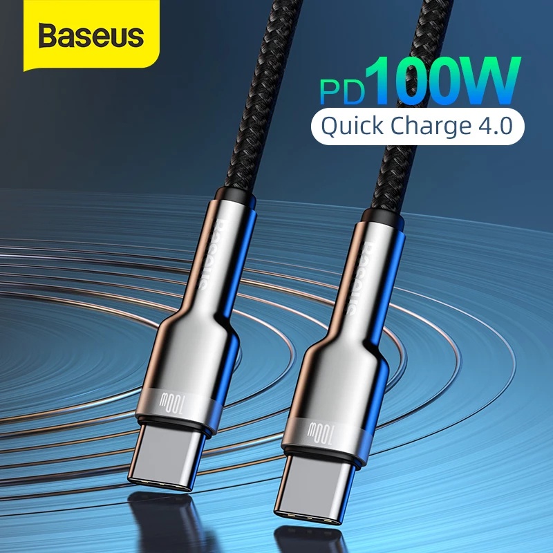 Baseus PD 100W Fast Charging TypeC Cable Support QC 4.0 For Laptop Phone