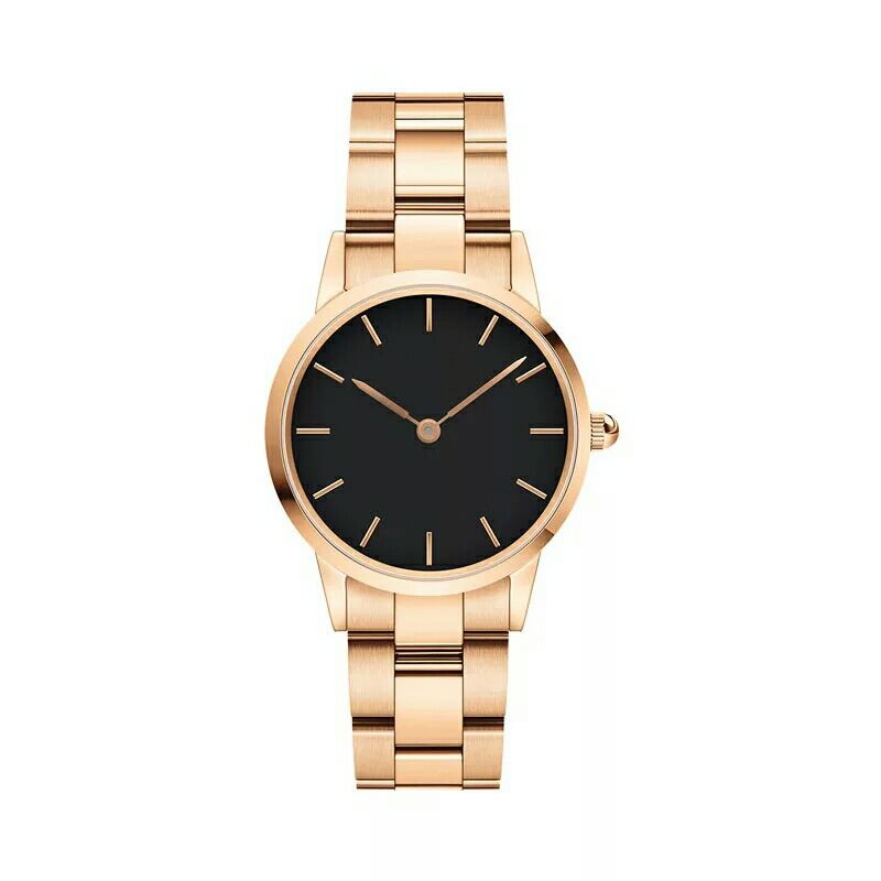 Marca de luxo relógios femininos rosa ouro relógios movimento japonês relógio moda quartzo senhoras aço inoxidável relogio feminino