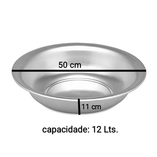 Bacia Alumínio 50 Litros: Onde Comprar | BuscaProdutos