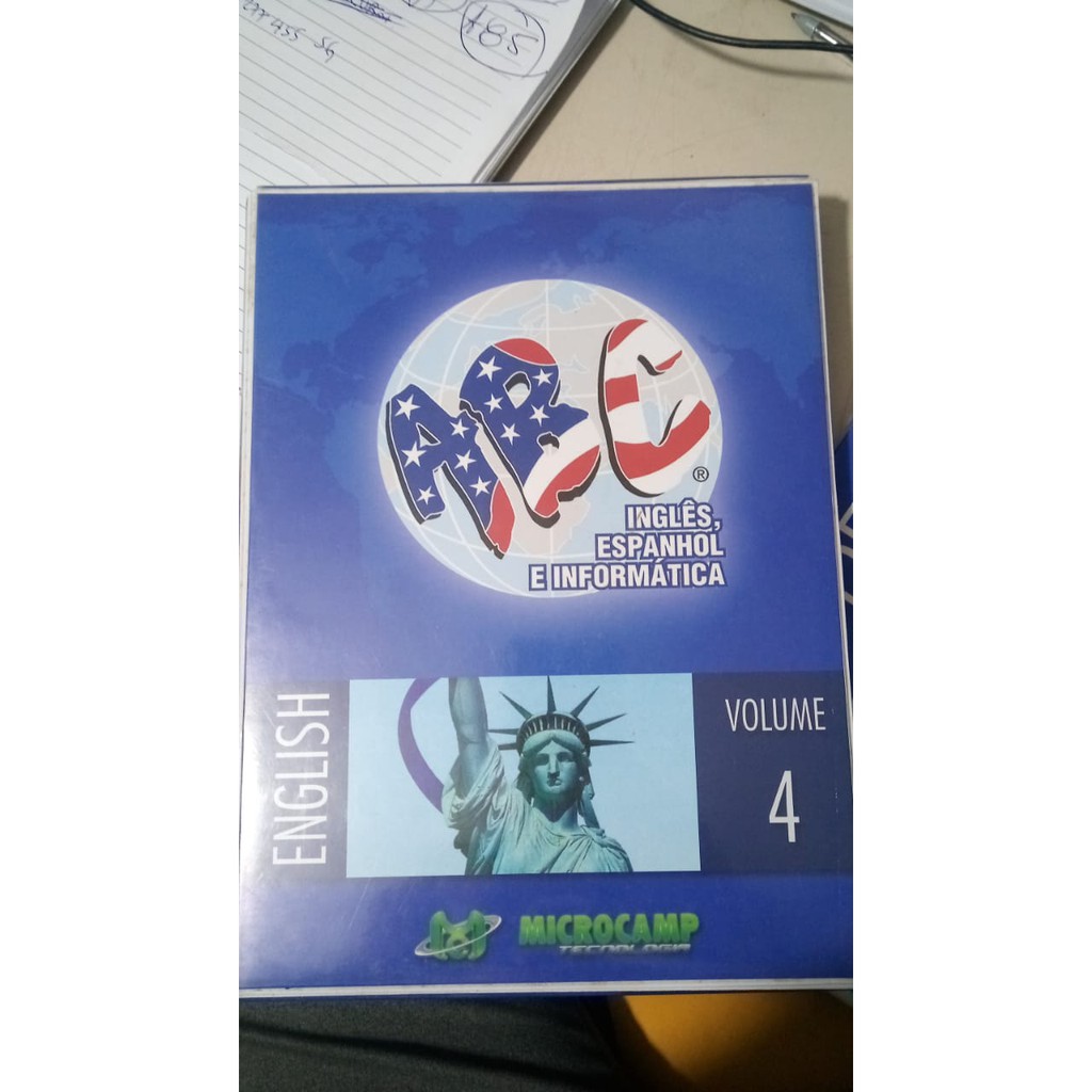 Curso de Inglês Microcamp volume 4 - 3 volumes
