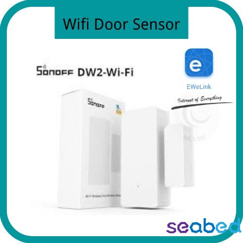 Sensor Sonoff Dw2 Wifi Sensor De Porta Janela Sem Fio Aberto / Fechar Detector Alarme De Segurança Residencial seabed