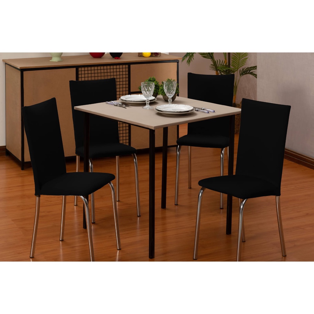 6 Capa De Cadeira Tubular De Ferro Assento E Encosto Malha Gel Coladinha Resistente em Oferta na Shopee