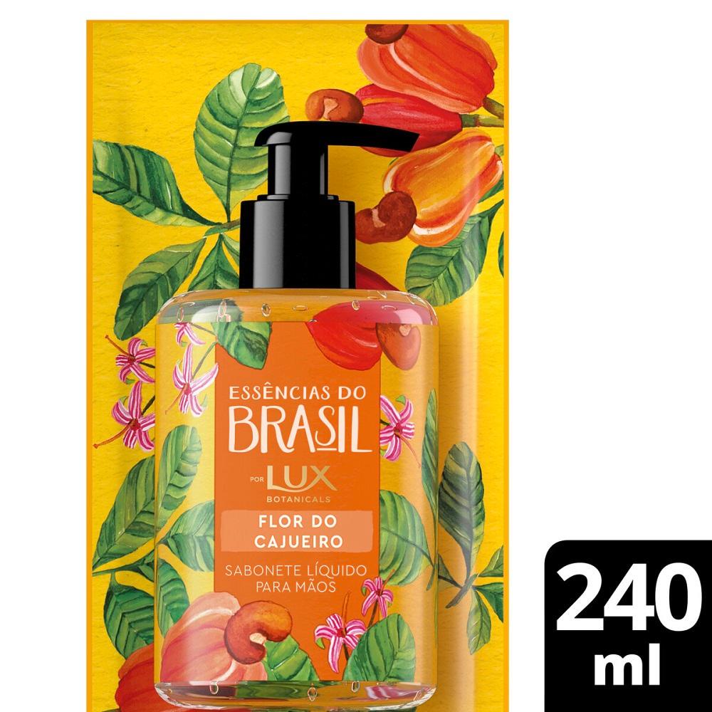 Refil Sabonete Líquido Lux Essências do Brasil Flor do Cajueiro 240ml em Oferta na Shopee