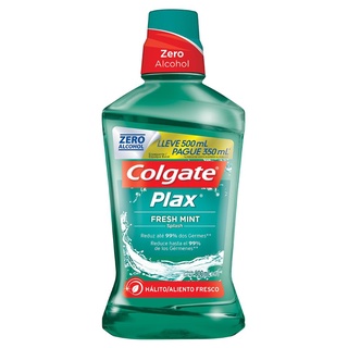 Enxaguante Bucal Colgate Plax Fresh Mint Leve 500ml Pague 350ml