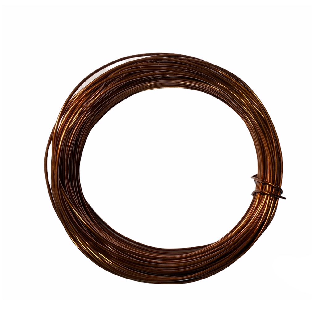 Arame de Alumínio Esmaltado Para Bonsai n°15 1,450mm 50g ESMALTADO orquídeas, dobrar plantas