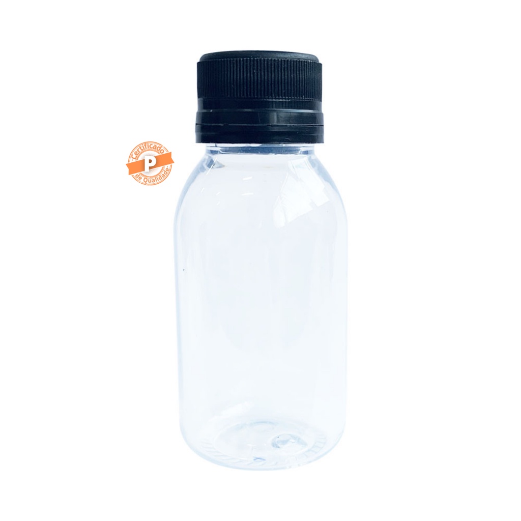 Frasco Pet 60ml C/ Tampa Lacre (20 Unidades)