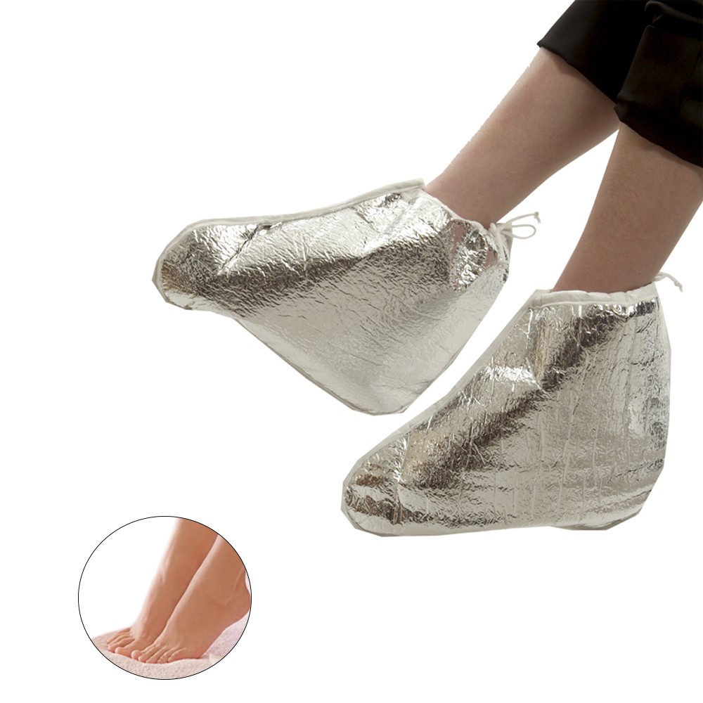 BOTA METALIZADA TÉRMICA SPA DOS PÉS PARA HIDRATAÇÃO 01 PAR - NTflex