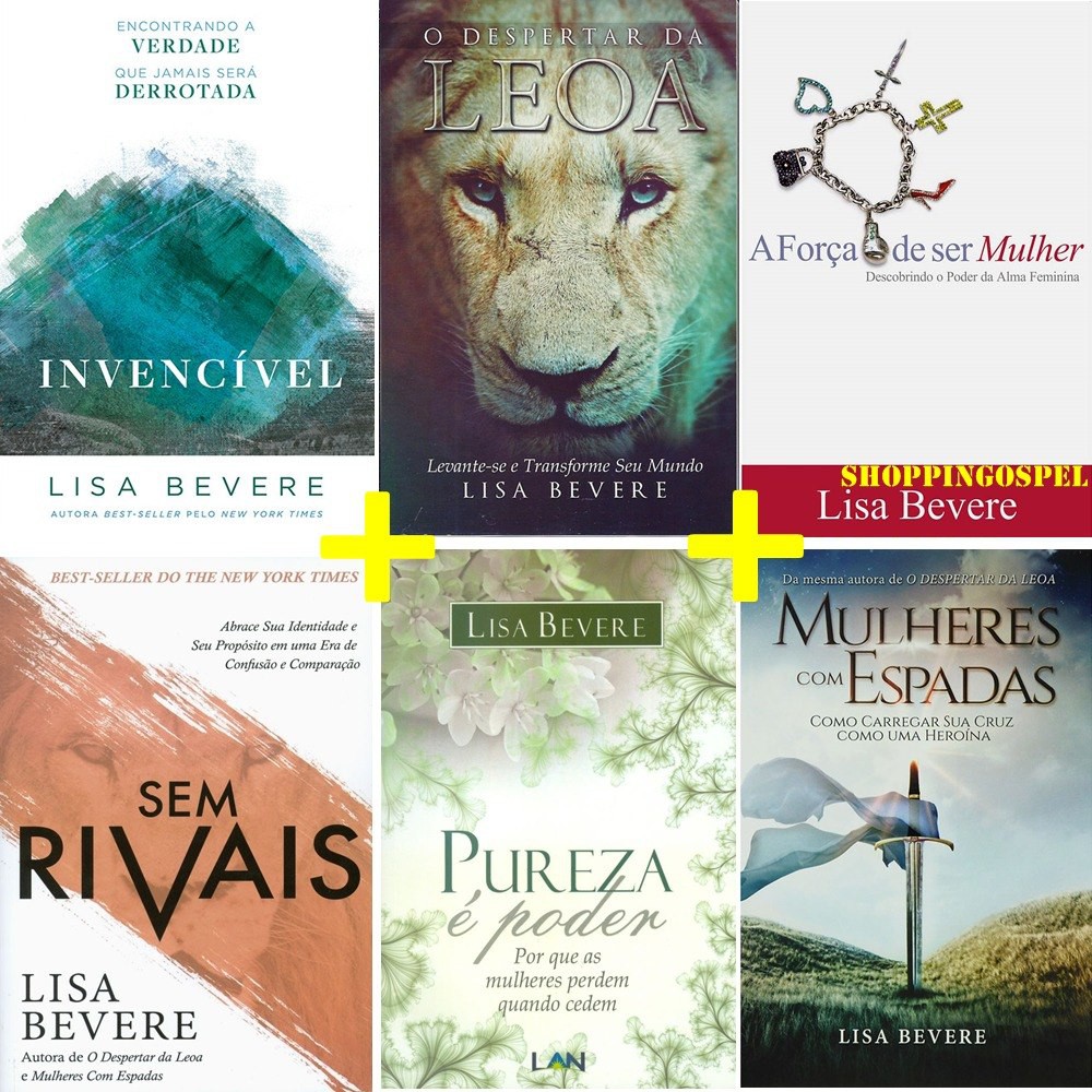 Kit 6 Livros Lisa Bevere O Despertar Da Leoa E Mais