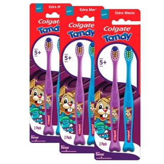 Kit 3 Escova Dental Colgate Tandy 2 Unidades em Oferta na Shopee