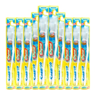 Kit 10 Escova Dental Sorriso Original Média em Oferta na Shopee