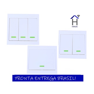 Interruptor Sem Fio Rf 1 2 3 Teclas Para Rele Módulo Sonoff Rf 433mhz