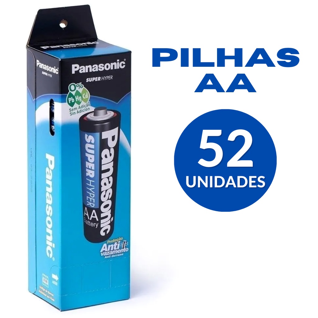 Pilha AA Comum 52 Und Panasonic