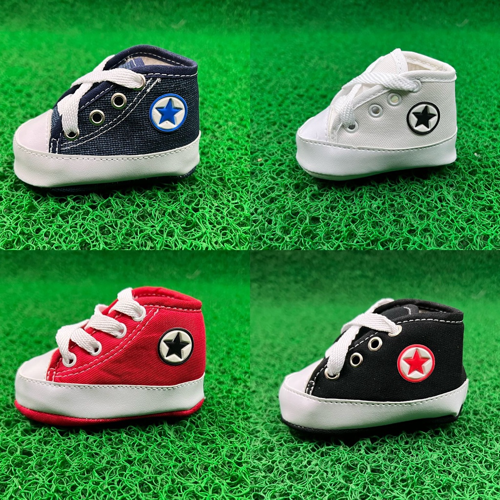 Tênis Recém Nascido Sapatinho Bebê Star tenis Infantil unissex tenis menino tenis menina