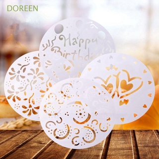 DOREEN Spray Moldes Cozimento Feliz Aniversário Casamento Plástico Fondant Ferramenta De Decoração DIY Do Bolo