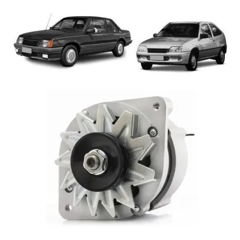 Alternador Gm Monza/kadett/s-10 2.2/blazer 2.2  14v 75a (polia Estriada)