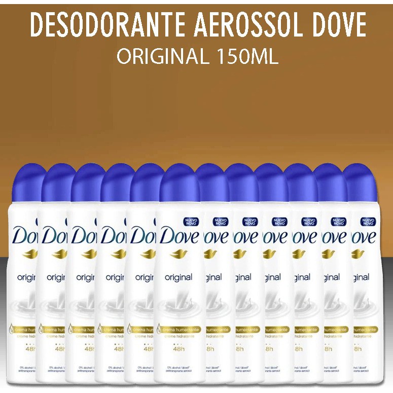 Kit 12 Desodorante Dove Original 150ml - (Atacado) 12 Unidades Pronta Entrega