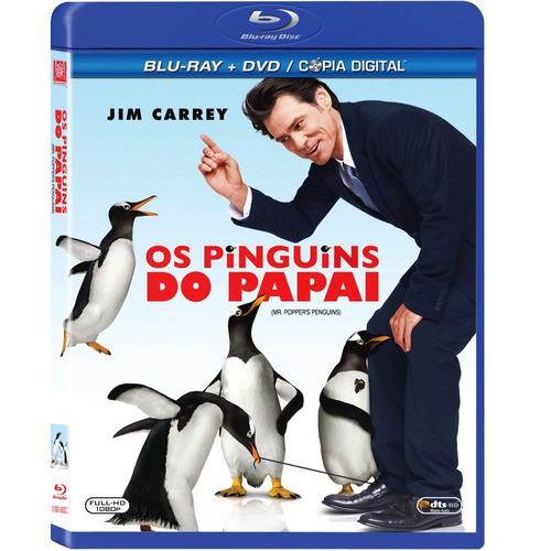Blu-ray + Dvd - Os Pinguins Do Papai -