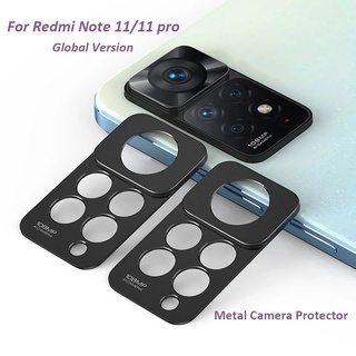 Para Redmi Nota 11/11 Pro Global De Metal Caso Protetor De Lente Da Câmera Anel Tela Película Protetora Tampa Traseira