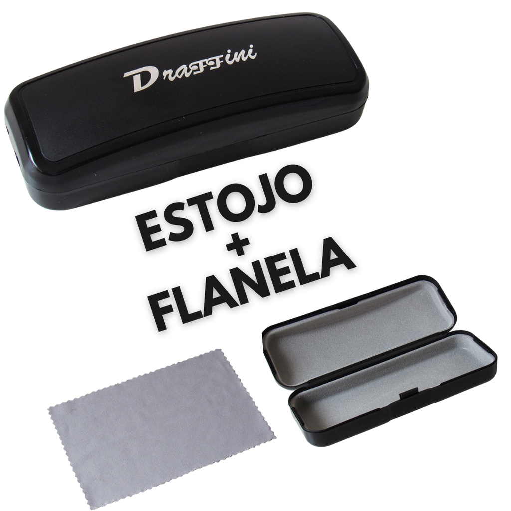 Estojo + Flanela Para Óculos Resistente Anti Risco e Anti-Impacto