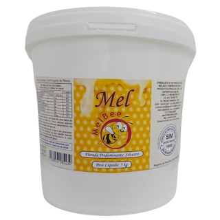 Mel Puro de Abelhas - Balde 5 kg - Várias Floradas em Oferta na Shopee