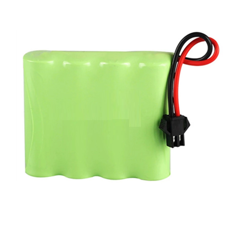 Bateria para carrinho 4 8v aa 600mah com conector recarreg vel