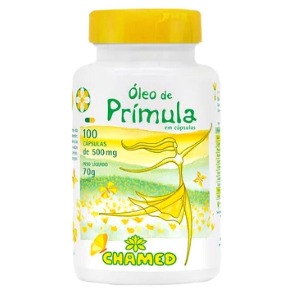 Oleo de Primula 500mg 100 capsulas - Chamed