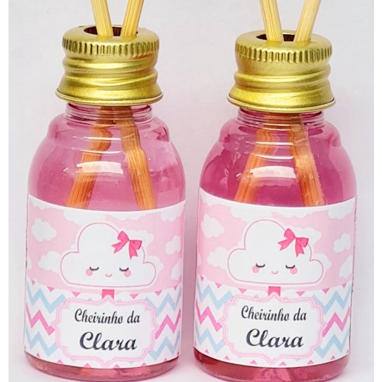 30 Mini Aromatizadores Lembrancinhas Com Personalização Aproximadamente 40 ml em Oferta na Shopee