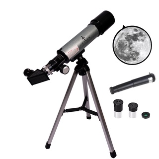 Telescópio Astronômico Infantil Refrator Luneta Venus-1 Uranum 50mm Azimutal Observações Universo