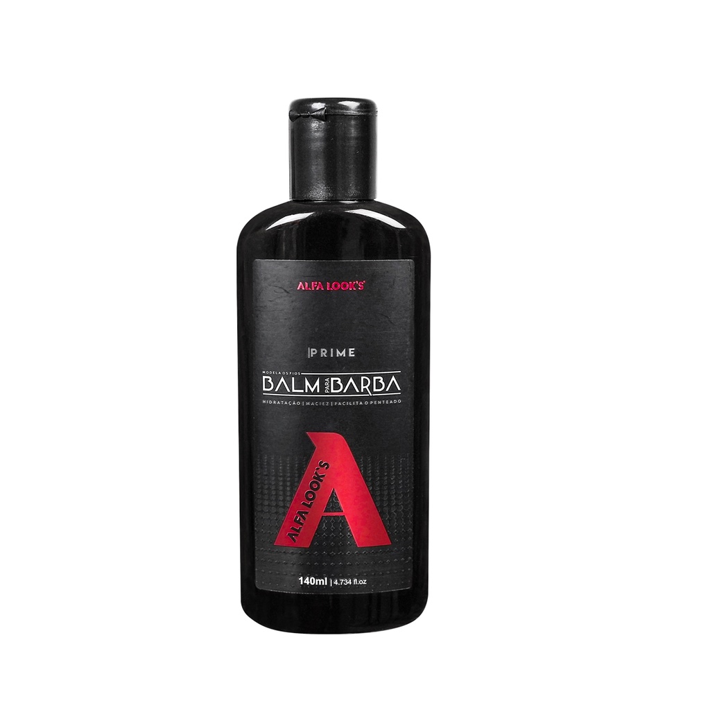 Balm para Barba Alfa Look's Prime 120ml - Cuide bem da sua Barba em Oferta na Shopee