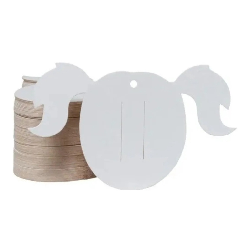 Tag Papeleta Cabeça De Boneca Para Laço De Bebê Com 200 Peças