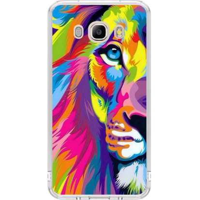 Capa de Celular Capinha Samsung J5 2016 Personalizada  - Leão Colorido