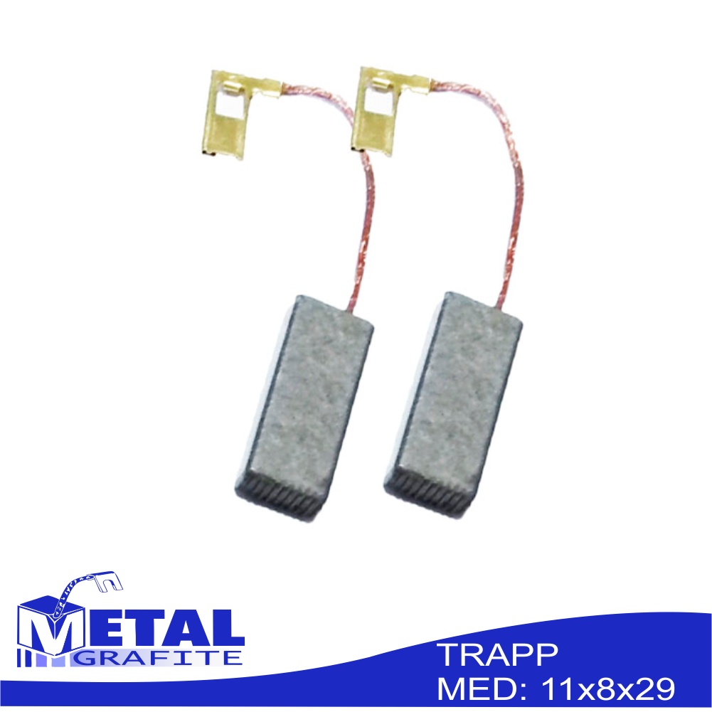 Escova Carvão Para Roçadeira TrappM-1000 MOTOR NOVO 1300W