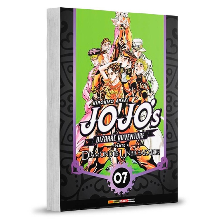 Mangá - Jojo's Bizarre Adventure - 07 - Parte 04: Diamond is Unbreakable - Novo/Lacrado