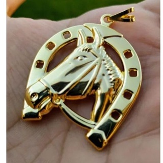 Pingente Grande Ferradura Banhado A Ouro 18k