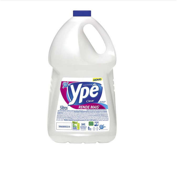 Detergente Lava Louça Clear Ypê - 5 Litros