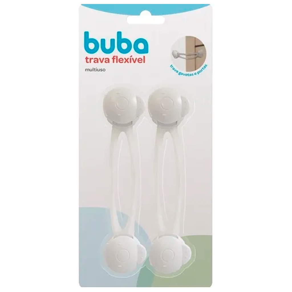 Kit Trava Multiuso Flexível Grande 2 Peças 08337 - Buba em Oferta na Shopee