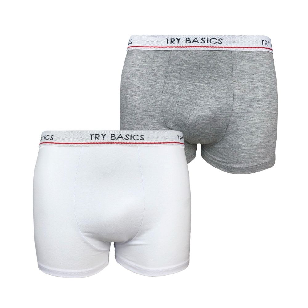 Kit 2 Cuecas Boxer Infantil Box Algodão Cotton New Basic Conforto Promoção