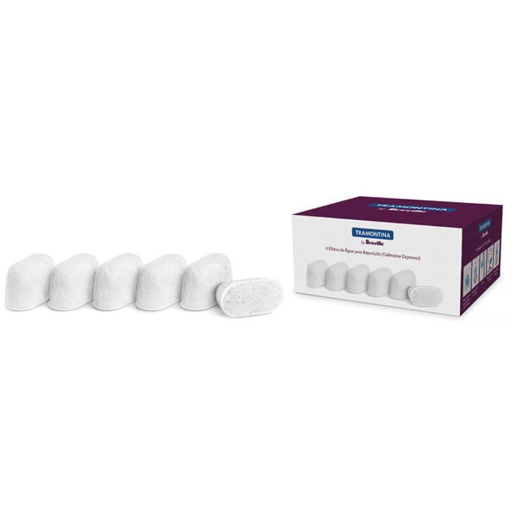 Filtros de Água Tramontina by Breville para Reposição Cafeteira Express 6 Unidades 69066900